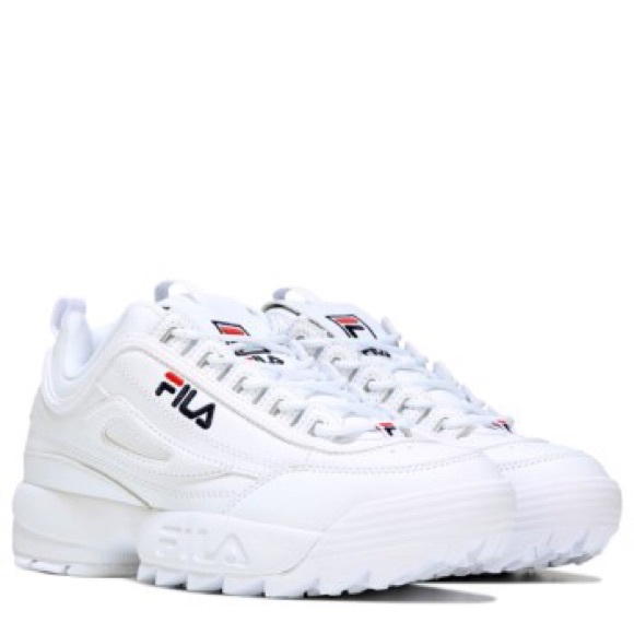 WHITE FILA DISRUPTERS NWT WHITE FILA DISRUPTERS NWT